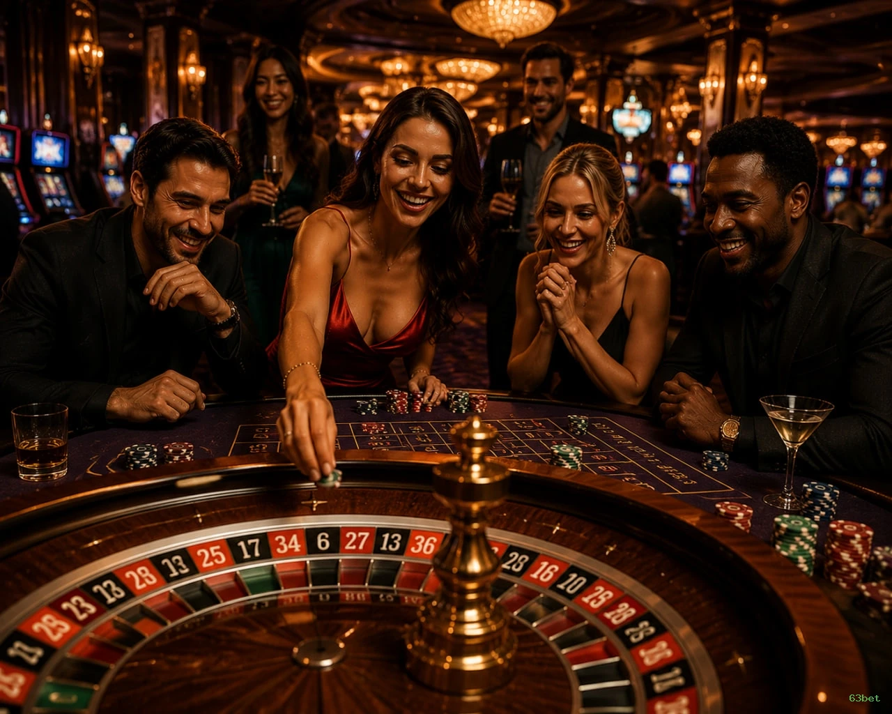 Streaming 4K no cassino ao vivo da 63bet